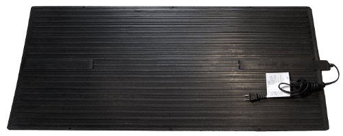 Electric Heated Rubber Mat, 120v, 0.13kw