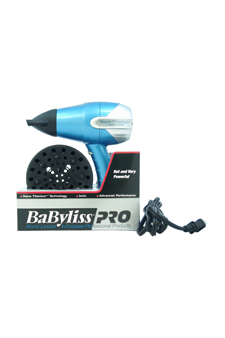 Babyliss PRO Nano Titanium Professional Hair Dryer - Model # BNT5550C - Sky Blue by BaBylissPRO for Unisex - 1 Pc Hair Drye -2PK