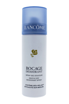 Bocage Gentle Dry Deodorant Spray by Lancome for Unisex - 4.2 oz Deodorant Spray -2PK