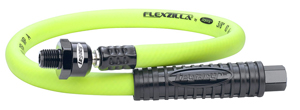 Flexzilla Whip Hose 3/8"X  2' With 1/4" Mpt Ball Swivel End