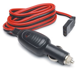 2-Wire  15 Amp 3-Pin CB Power Cord with 12-Volt Cigarette Lighter Plug