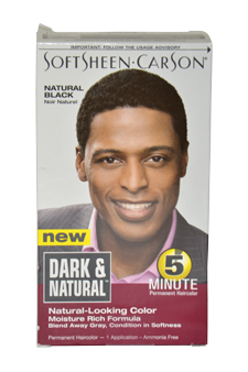 Dark & Natural, SIZE 1 Application Hair Color for Men