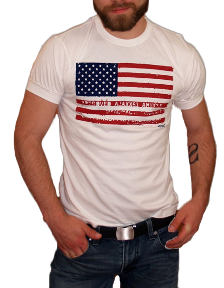 ajaxx63 Mens American Flag Graphic Athletic T-Shirt ajaxx63 Mens American Flag Graphic Athletic T-Shirt