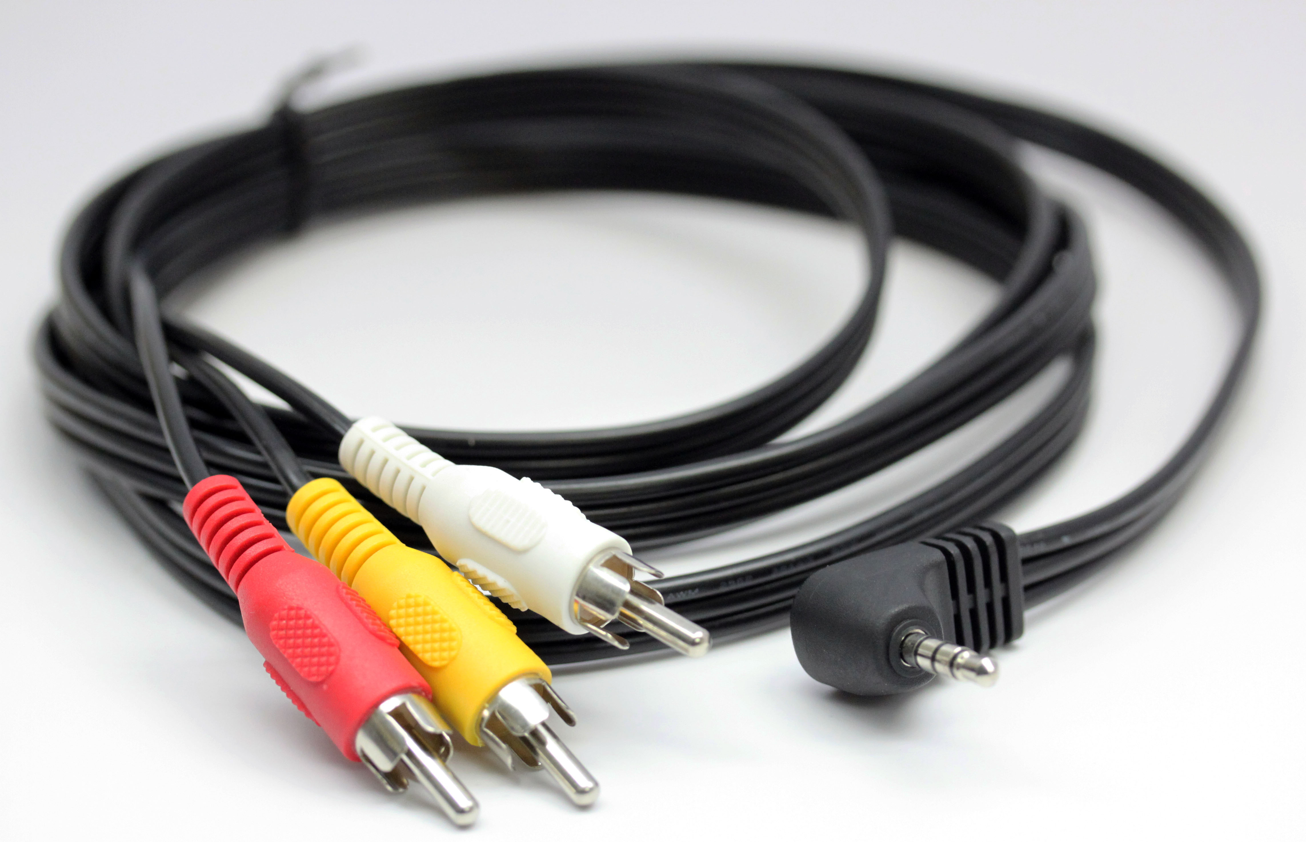 Aleratec 6 foot 3.5 mm to 3 RCA AV Camcorder Video Cable for TV, DVD, Projector at Sears.com
