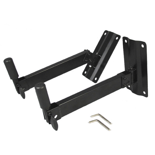 Podium Pro WM1 Pair Steel Wall Mount Speaker Stand 3 Way Fully Adjustable Mounts at Sears.com