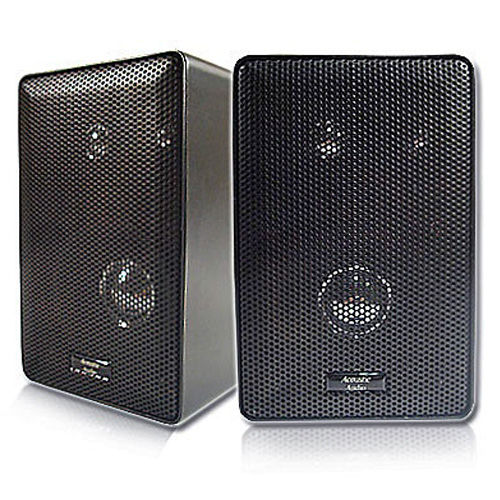 Acoustic Audio 251B Indoor Outdoor 3 Way Speakers 400 Watt Black Pair New at Sears.com