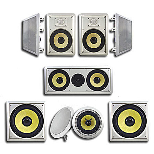 Acoustic Audio HD726 In-Wall/Ceiling Home Theater Surround 7.2 Speaker System at Sears.com