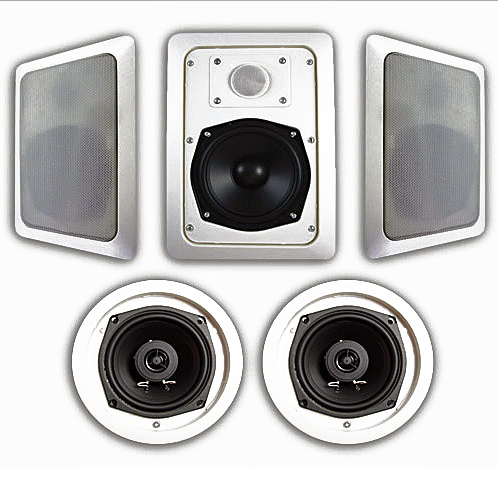 Acoustic Audio HT-55 1000 Watt 5.1CH In-Wall/Ceiling Home Theater Speaker System at Sears.com