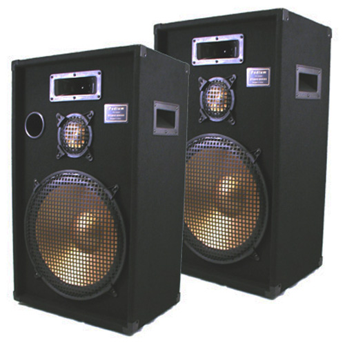 Podium Pro PPB15 PA Band DJ Karaoke Pro Audio Deluxe Three Way Speaker Monitor Pair at Sears.com