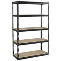 RAPID RACK INDUSTRIES INC Storage Rack 48X24X72Blk 5Shlf, GRZ6-4824-5DI at Sears.com