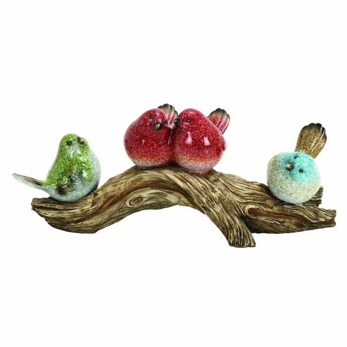 Benzara Birds On Tree Stump Garden Decor Statue Sculpture at Sears.com