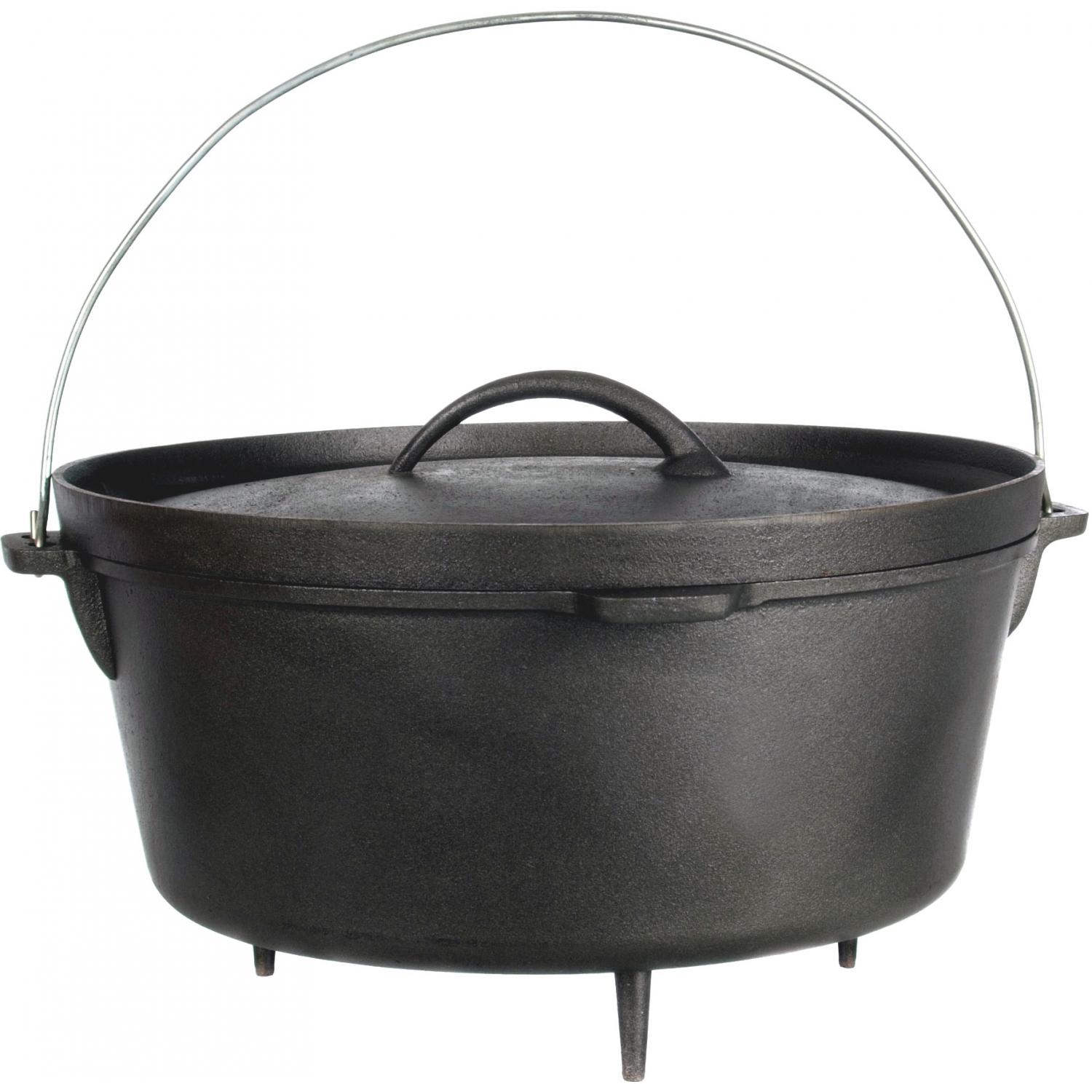 Cajun Cookware Pots With Legs 20 Quart Seasoned Cast Iron Camp Pot at Sears.com