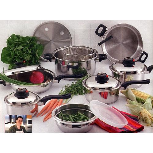Vista Foreverware Stainless Cookware Set - 15pc