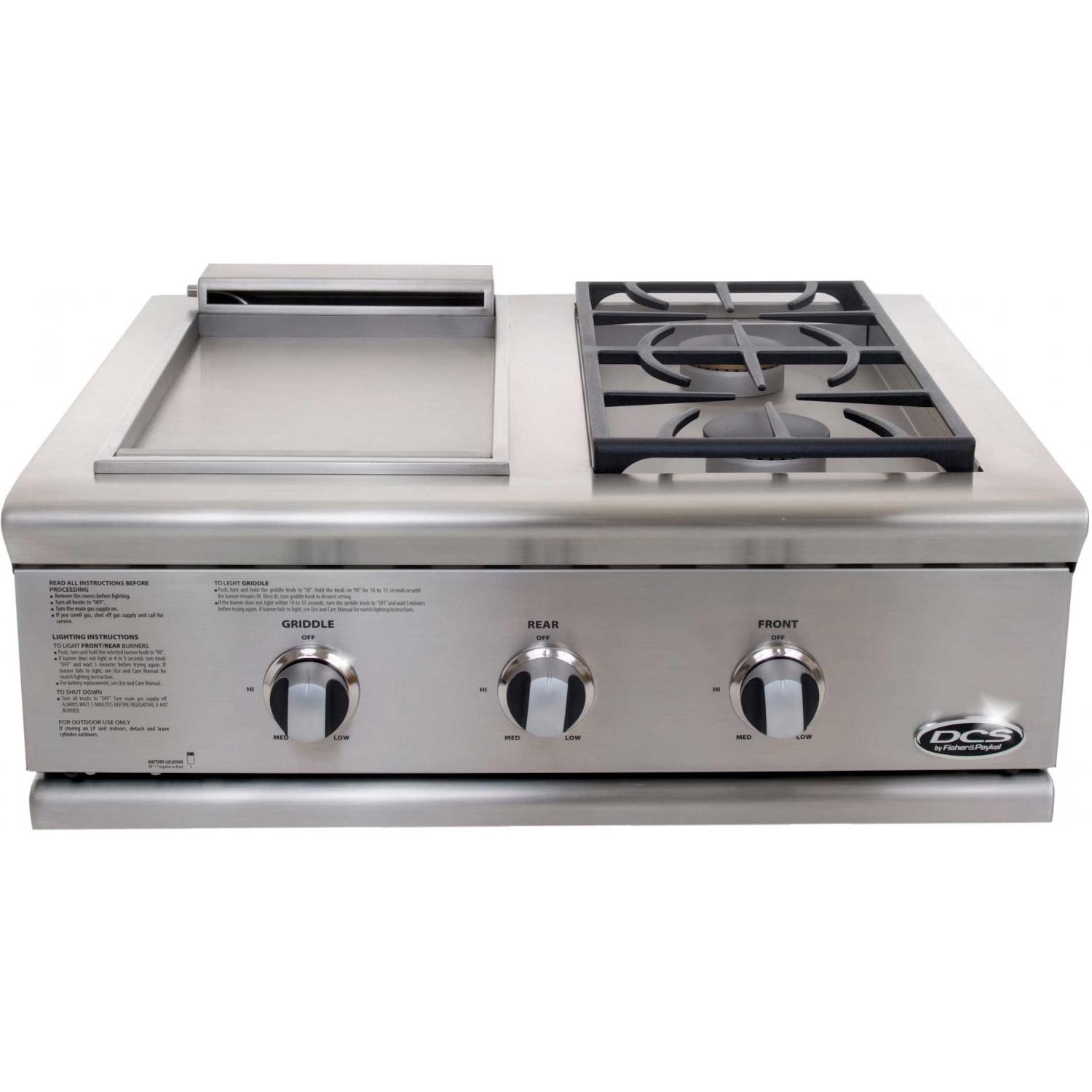 Dcs Bfg30bgdl Liberty Propane Gas Side Burner And Griddle Built In at Sears.com