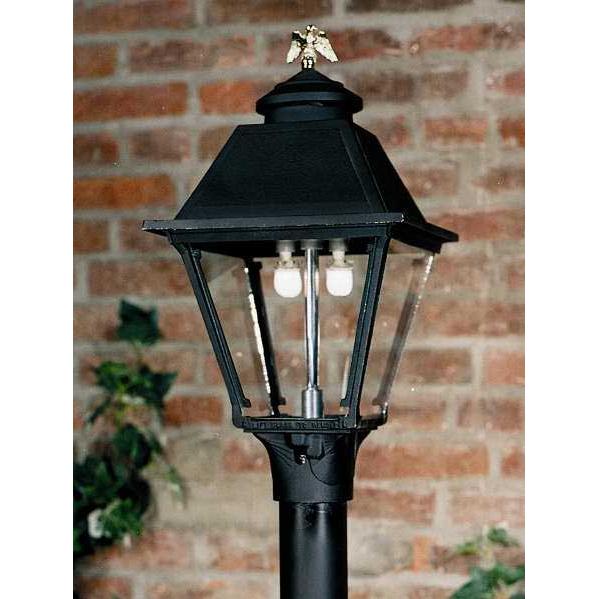 Gaslite America Gl300 Cast Aluminum Electronic Ignition Natural Gas Light With Open Flame Burner For Post Mount at Sears.com
