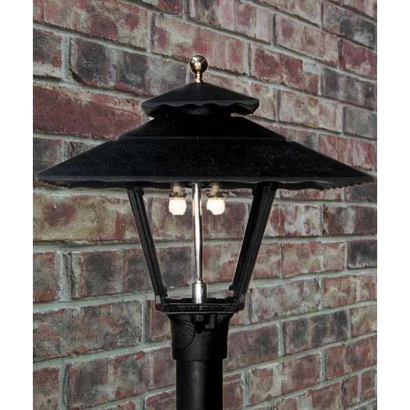 Gaslite America Gl1800 Cast Aluminum Manual Ignition Propane Gas Light With Dual Mantle Burner For Post Mount at Sears.com