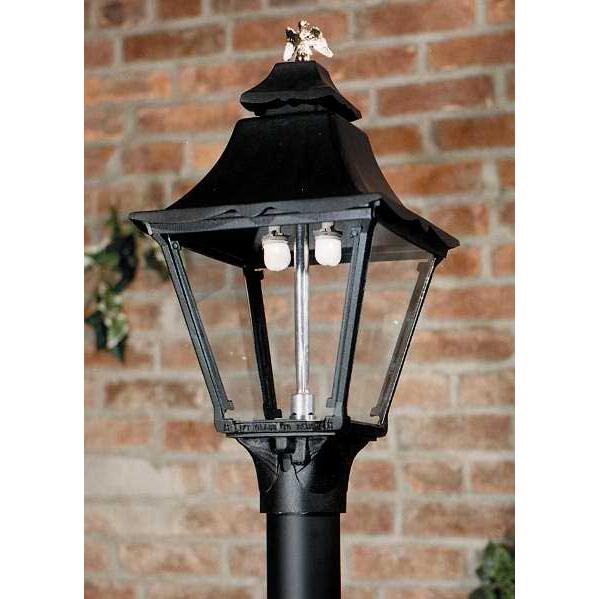 Gaslite America Gl1900 Cast Aluminum Manual Ignition Propane Gas Light With Dual Mantle Burner For Post Mount at Sears.com