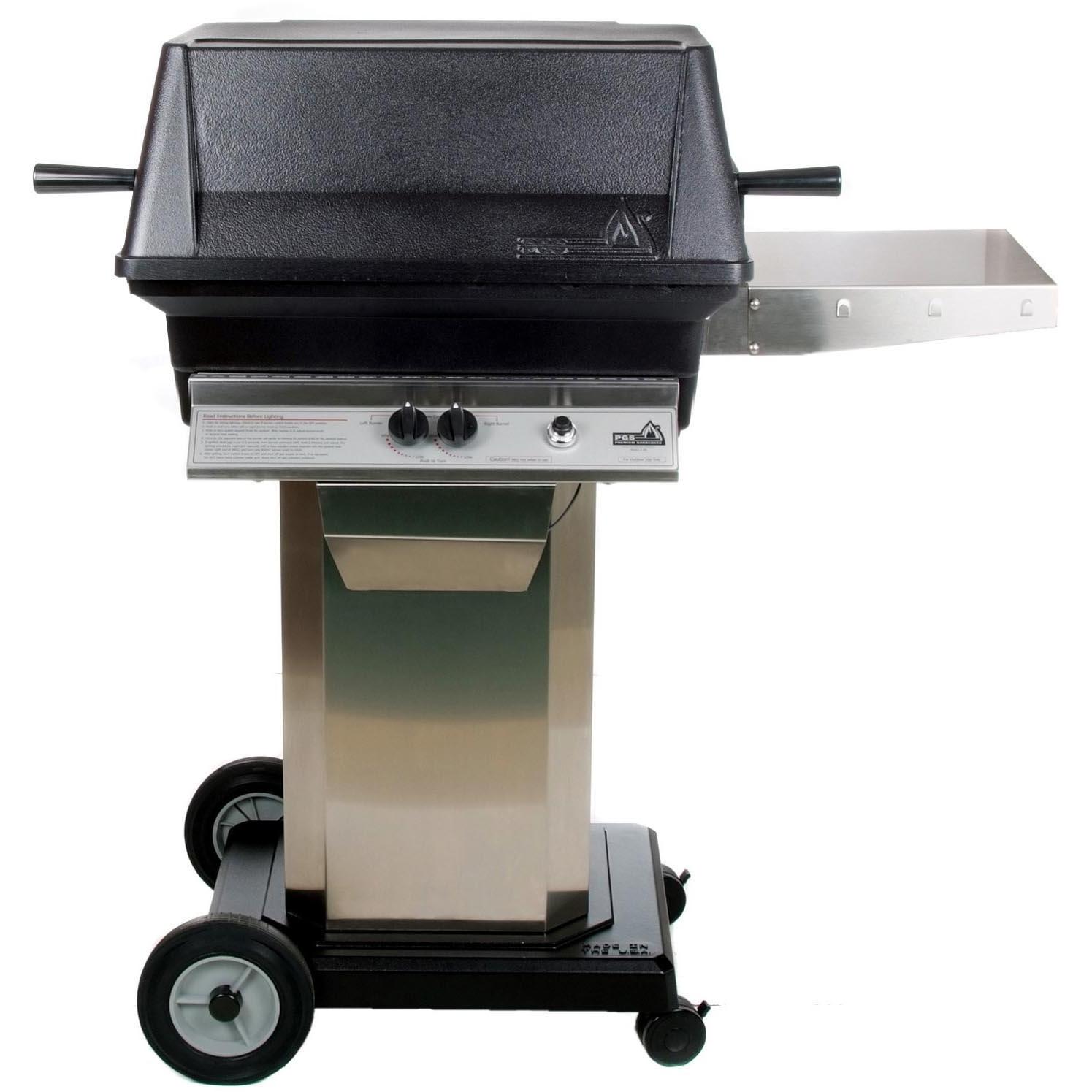 Pgs A30 Cast Aluminum Natural Gas Grill On Stainless Steel Portable Pedestal Base at Sears.com