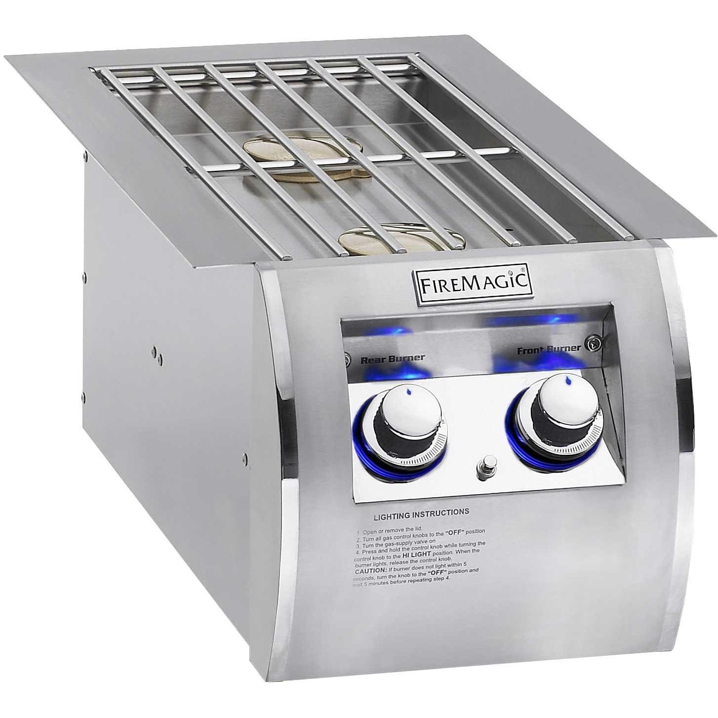 Fire Magic Echelon Diamond Natural Gas Built-in Double Side Burner 32814 at Sears.com