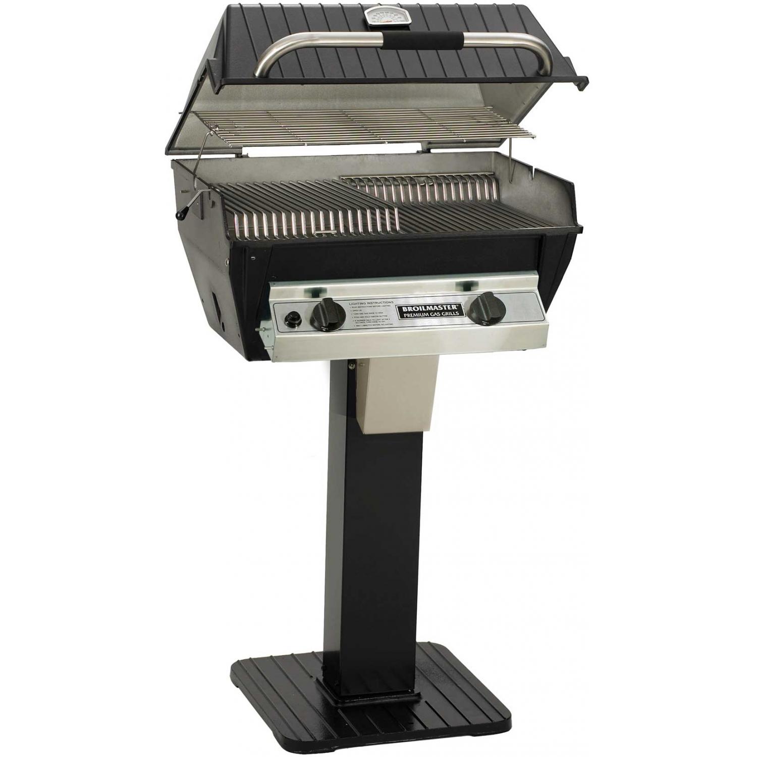 Broilmaster R3bn Infrared Combination Natural Gas Grill On Black Patio Post at Sears.com