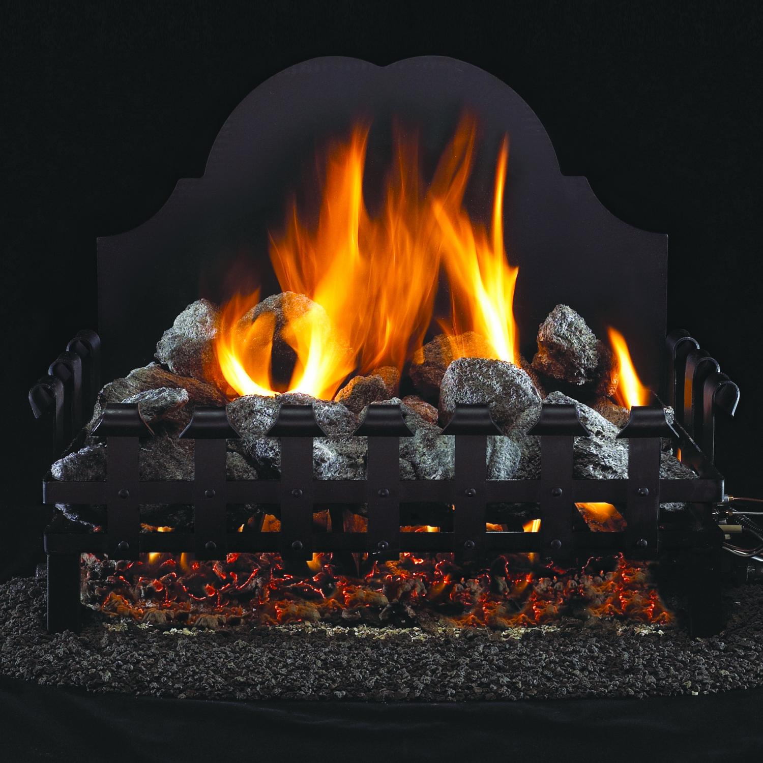 Peterson Real Fyre 18-inch Old English Coal Grate Log Set With Vented G4 Burner at Sears.com