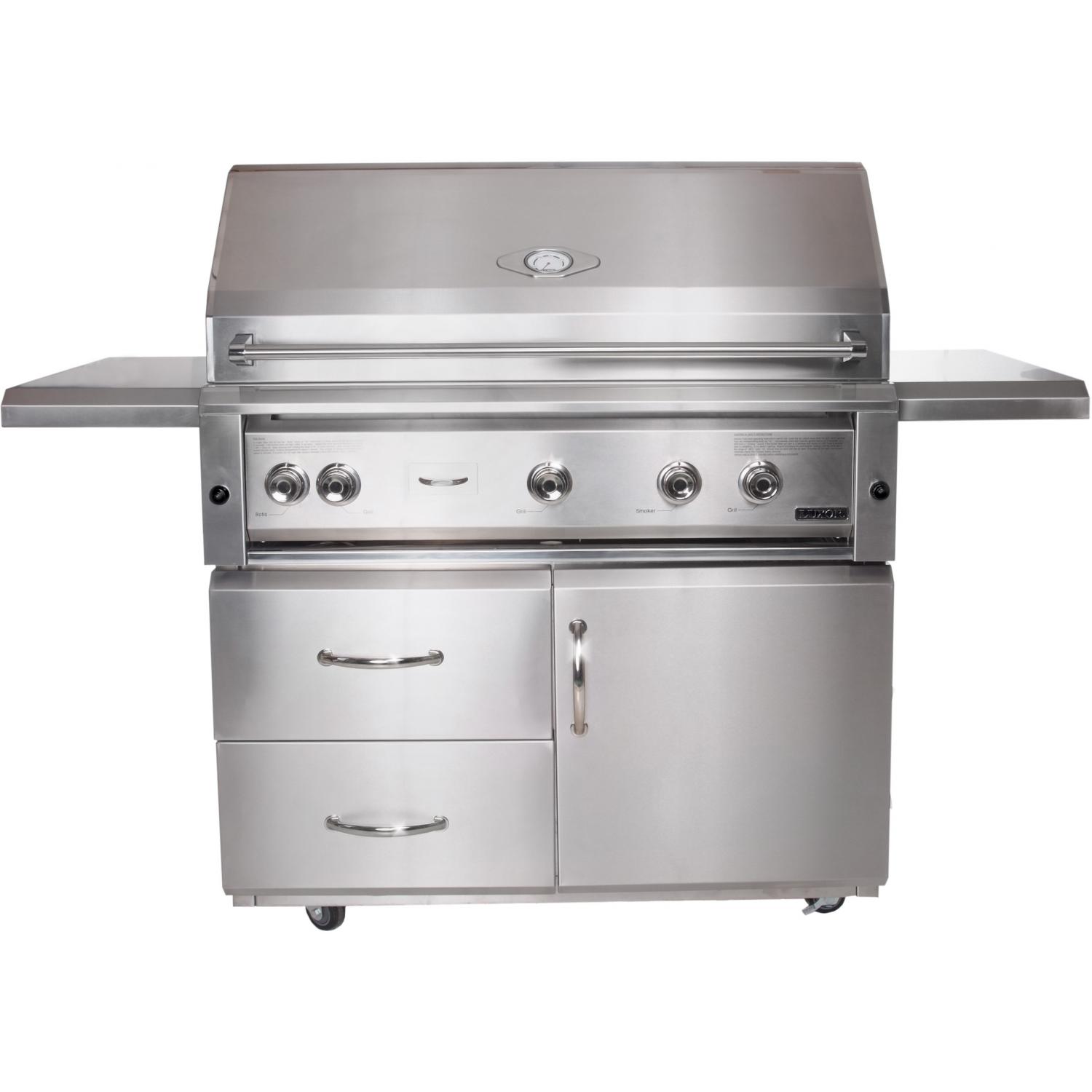 Luxor Gas Grills 42 Inch Propane Gas Grill On Cart With 1 Infrared Burner And Rotisserie Aht-42cv-fr-lp 1 at Sears.com