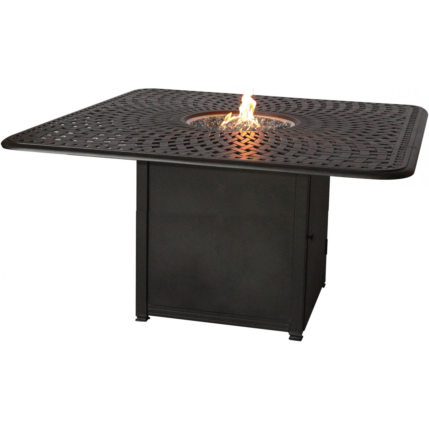 Darlee Propane Fire Pit Dining Table - Mocha at Sears.com