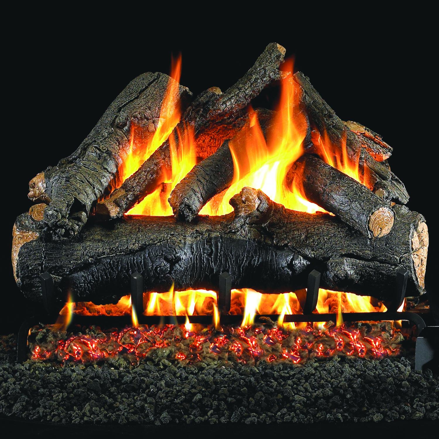 Peterson Real Fyre 24-inch American Oak Log Set With Vented G4 Burner at Sears.com