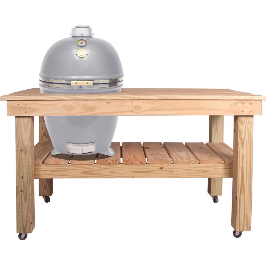 Grill Dome Infinity Series Xl Kamado Grill On Cypress Table - Silver at Sears.com