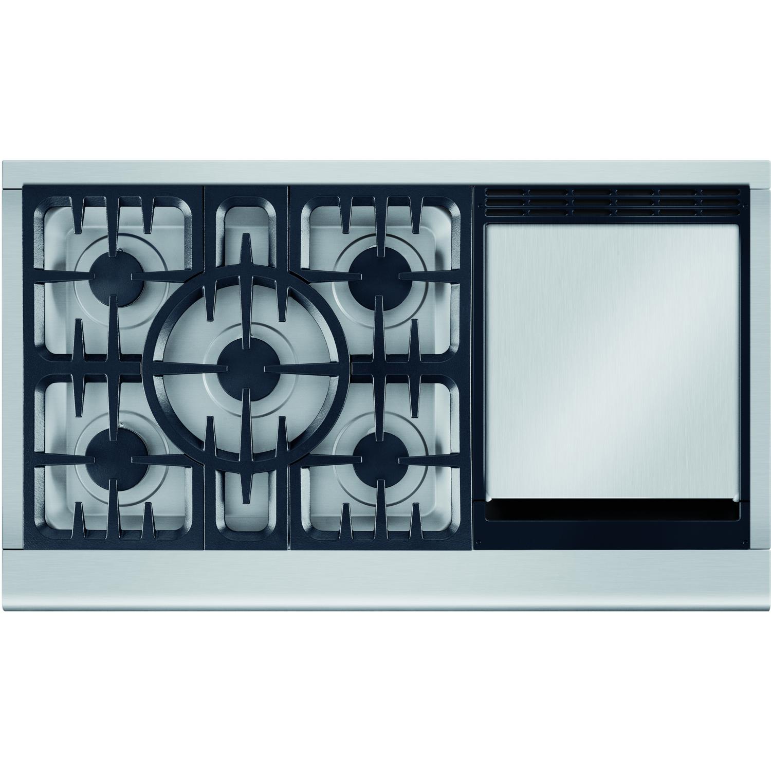 DCS Dcs Professional 48inch 5burner Propane Gas Cooktop With Griddle
