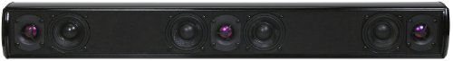 Pinnacle Speakers QP 7 7-Driver Slim Line Speaker Bar Ideal for Flat Panel TVs 32-Inch and Up (Piano Lacquer Black) at Sears.com