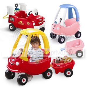 Little Tykes Cozy Coupe Pink and Red with Trailer and a Super Fun Fire Truck  Bundle at Sears.com