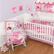 Sumersault All About Love Girls 10-Piece Crib Bedding Set at Sears.com