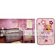 Disney Baby Winnie the Pooh Happy Morning 4pc Crib Bedding w/ Happy Morning Luxury Plush Blanket at Sears.com