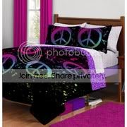 morgan teen Pop of Color Peace Paint Bed in a Bag Comforter Set Bedding Set at Sears.com