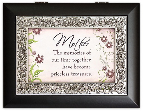 Cottage Garden Ornate Black Music Jewelry Box Mother Priceless Treasure Wind Beneath My Wings at Sears.com