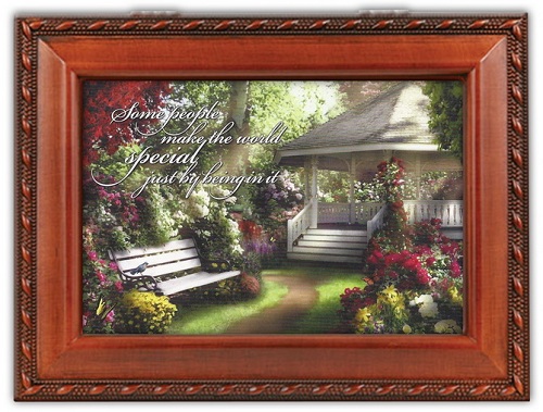 Cottage Garden Music Jewelry Box For Someone Special Plays Thats What Friends Are For at Sears.com
