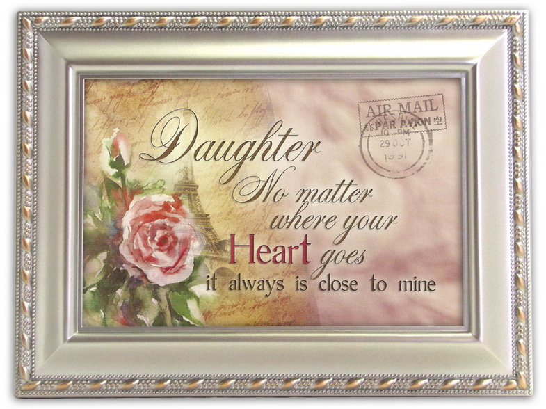 Cottage Garden Plays Ave Maria Daughter Serving Long Distance Silver Look Music Jewelry Box OMB131 at Sears.com