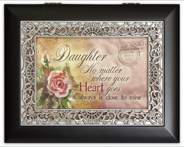 Cottage Garden My Heart Goes With You Daughter Music Jewelry Box Plays Wonderful World at Sears.com