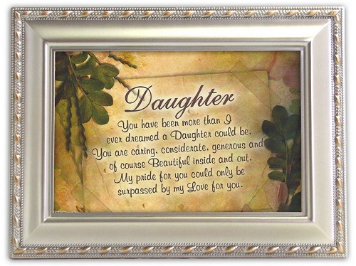 Cottage Garden More Than I Dreamed Daughter Ave Maria Tune Silver Look Music Jewelry Box SP323 at Sears.com