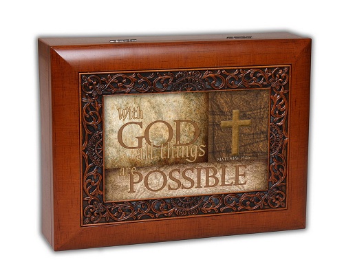 Cottage Garden Inspirational Scripture Music Box Amazing Grace at Sears.com
