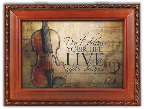 Cottage Garden Jewelry Music Box With Live Your Dreams Insert Plays Wind Beneath My Wings at Sears.com