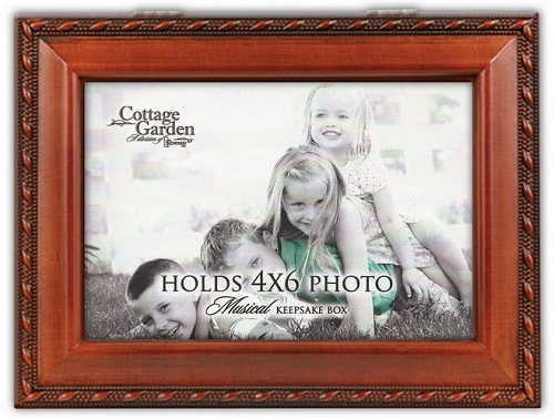 Cottage Garden Insert Your Own Photo Jewelry Music Box Plays Wind Beneath My Wings at Sears.com