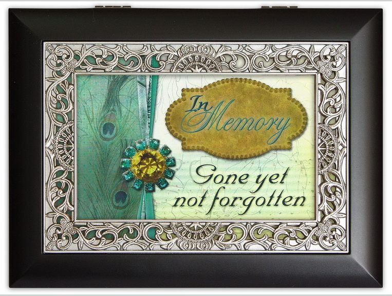 Music Jewelry Box In Memory Gone Not Forgotten Thats What Friends Are For