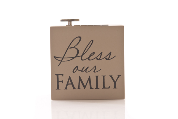 Little River Gifts Music Box Bless Our Family Plays Wind Beneath My Wings at Sears.com