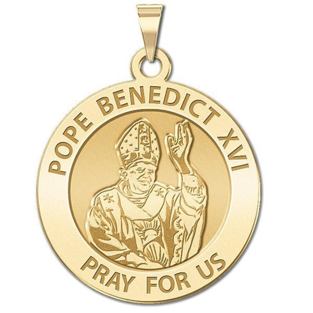 Pope Benedict Xvi Medal, Sterling Silver, 3/4 in, size of nickel