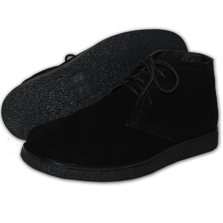 AMERICAN SHOE FACTORY Black Leather Desert Boot for Men at Sears.com