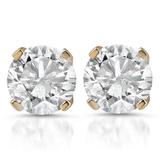 Pompeii3 1ct Diamond Studs 14K Yellow Gold