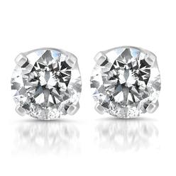 Pompeii3 Earrings With Free Shipping Diamond Kmart Pompeii3 1 3 Ctw 14k White Gold Diamond Stud Earrings