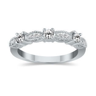 szul.com 1/3 Carat TW Diamond Band in 10K White Gold szul.com 1/3 Carat TW Diamond Band in 10K White Gold